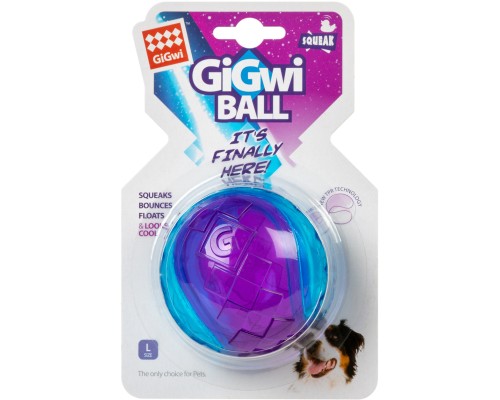 Іграшка для собак GiGwi Ball М'яч з пищалкою 8 см (2326)