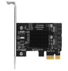 Контролер Dynamode PCI-E to 2 х SATA III (6 Gb/s), 2 ch (PCI-E-2xSATAIII-Marvell)