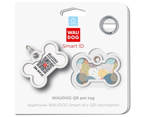 Адресник для тварин WAUDOG Smart ID з QR паспортом 