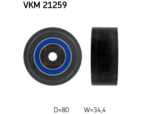 Ролик натягувача ременя SKF VKM 21259
