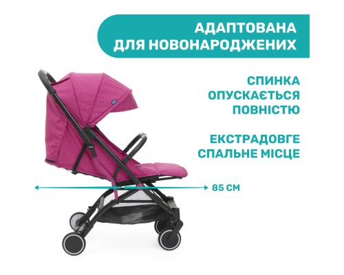 Коляска Chicco Trolley Me Бузкова (79865.62)