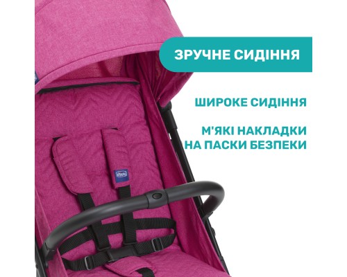 Коляска Chicco Trolley Me Бузкова (79865.62)