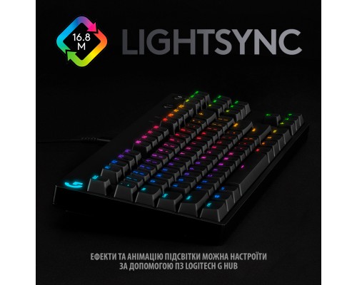 Клавіатура Logitech G PRO Mechanical Gaming USB UA Black (920-009392)
