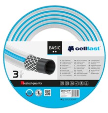 Шланг для поливу Cellfast BASIC, 3/4', 20м, 3 шари, до 25 Бар, -20…+60°C (10-420)