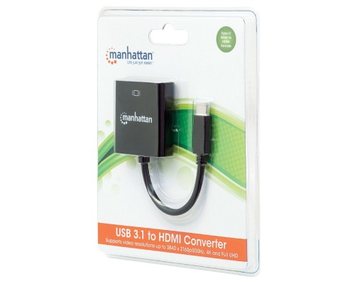 Перехідник USB3.1 Type-C to HDMI (F) Manhattan Intracom (151788)