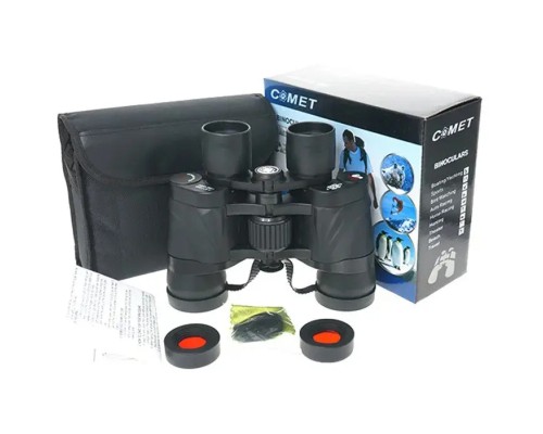 Бінокль Comet AXP104-7 8x40 з червоним фільтром в чохлі Чорний (AXP104-7_8x40)