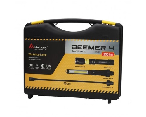 Ліхтар Mactronic Beemer 4 Ultraviolet Focus 350 Lm + UV 390 nm USB (PWL0021)