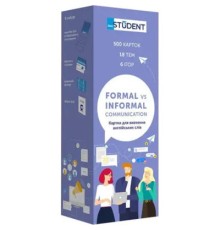 Навчальний набір English Student Картки для вивчення англійської мови Formal&Informal Communication, українська (591225925)