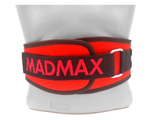 Атлетичний пояс MadMax MFB-421 Simply the Best неопреновий Red L (MFB-421-RED_L)