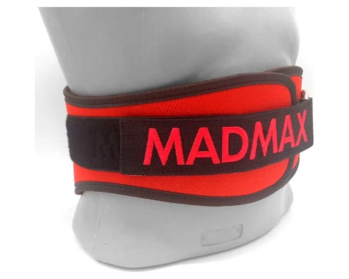 Атлетичний пояс MadMax MFB-421 Simply the Best неопреновий Red L (MFB-421-RED_L)