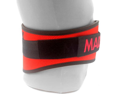 Атлетичний пояс MadMax MFB-421 Simply the Best неопреновий Red L (MFB-421-RED_L)