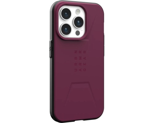 Чохол до мобільного телефона UAG Apple iPhone 15 Pro Civilian Magsafe, Bordeaux (114275119049)