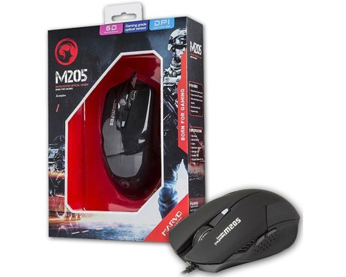 Мишка Marvo M205BK USB Black (M205BK)