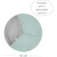 Тарілка дитяча MinikOiOi Puzzle секційна - River Green / Powder Grey (101050055)