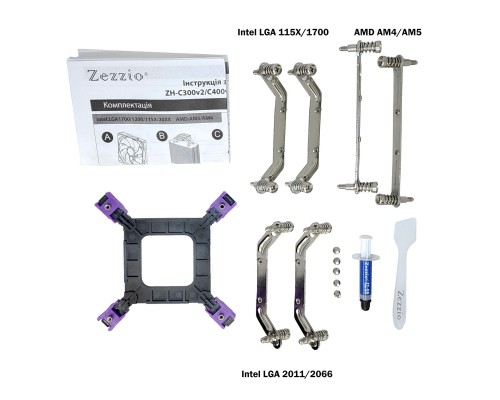 Кулер до процесора Zezzio ZH-500K