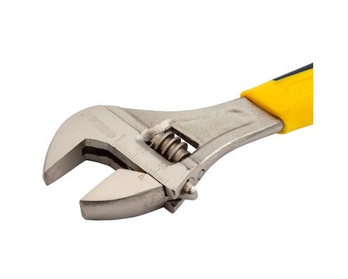 Ключ Sigma розвідний 200мм CrV (гум'яна рукоятка) (4101021)