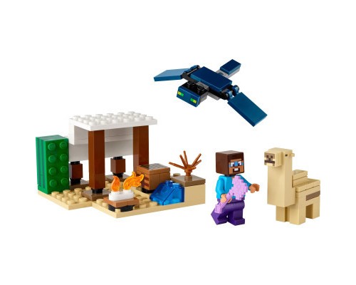Конструктор LEGO Minecraft Експедиція Стіва в пустелю 75 деталей (21251)