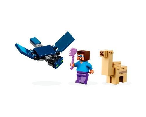 Конструктор LEGO Minecraft Експедиція Стіва в пустелю 75 деталей (21251)