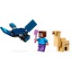 Конструктор LEGO Minecraft Експедиція Стіва в пустелю 75 деталей (21251)