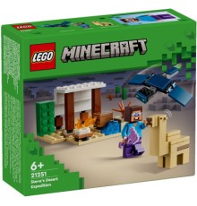Конструктор LEGO Minecraft Експедиція Стіва в пустелю 75 деталей (21251)