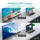 Дата кабель USB-С to USB-С 2.0m 100W 4K60Hz USB3.1 GEN2 Choetech (XCC-1007-V2-BK)