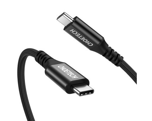 Дата кабель USB-С to USB-С 2.0m 100W 4K60Hz USB3.1 GEN2 Choetech (XCC-1007-V2-BK)