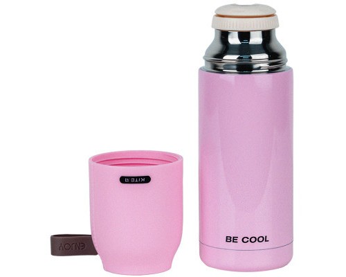 Поїльник-непроливайка Kite Термос Pearl, 350 мл, рожевий (K24-302-3)