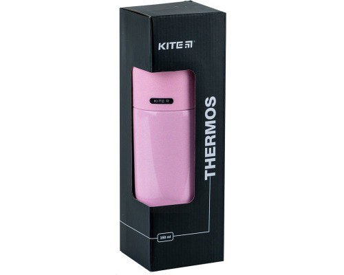 Поїльник-непроливайка Kite Термос Pearl, 350 мл, рожевий (K24-302-3)