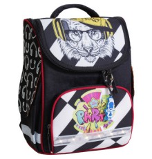 Портфель Bagland з ліхтариками Успіх 12 л. чорний 175k (00551703) (80213806)