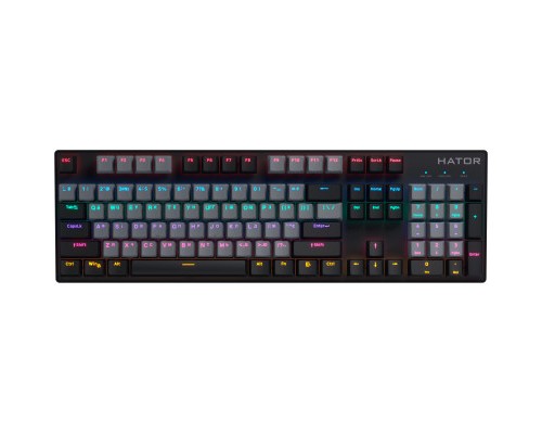 Клавіатура Hator Starfall Rainbow Origin Red USB Grey/Black (HTK-608-BGB)