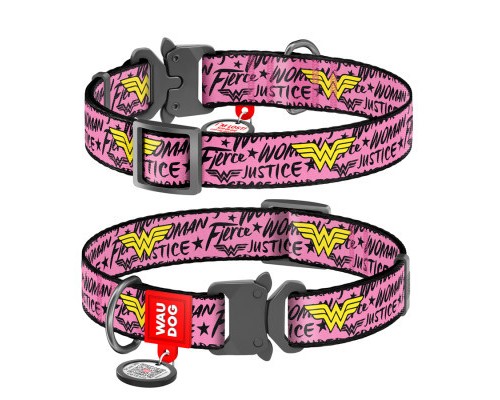 Нашийник для тварин WAUDOG Nylon з QR-паспортом 