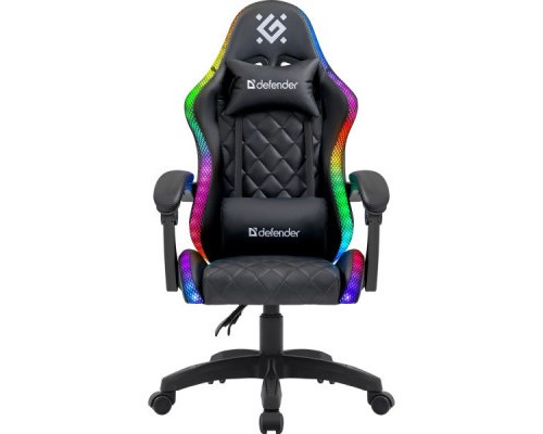 Крісло ігрове Defender Energy RGB Black (64559)