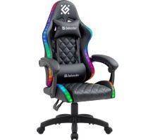 Крісло ігрове Defender Energy RGB Black (64559)