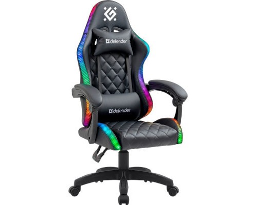 Крісло ігрове Defender Energy RGB Black (64559)