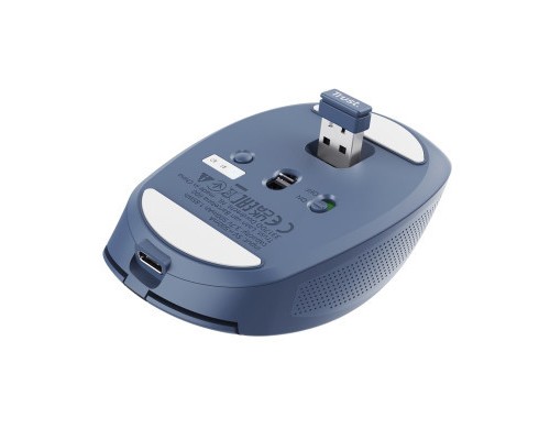 Мишка Trust Ozza compact Bluetooth/Wireless/USB-A Blue (24934)
