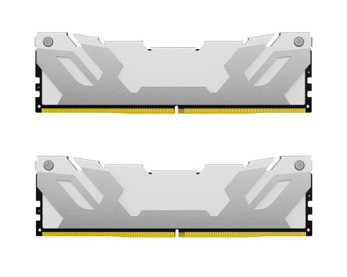 Модуль пам'яті для комп'ютера DDR5 32GB (2x16GB) 6400 MHz Renegade White XMP Kingston Fury (ex.HyperX) (KF564C32RWK2-32)