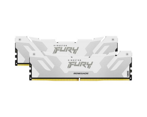 Модуль пам'яті для комп'ютера DDR5 32GB (2x16GB) 6400 MHz Renegade White XMP Kingston Fury (ex.HyperX) (KF564C32RWK2-32)