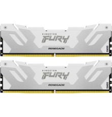 Модуль пам'яті для комп'ютера DDR5 32GB (2x16GB) 6400 MHz Renegade White XMP Kingston Fury (ex.HyperX) (KF564C32RWK2-32)