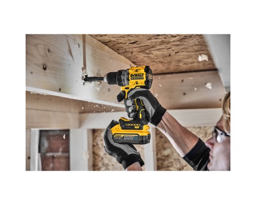 Шуруповерт DeWALT XR Li-Ion PowerStack 18 В, 2x5Ah, 90 Нм, 0-650/0-2000 об/хв, TSTAK (DCD800H2T)
