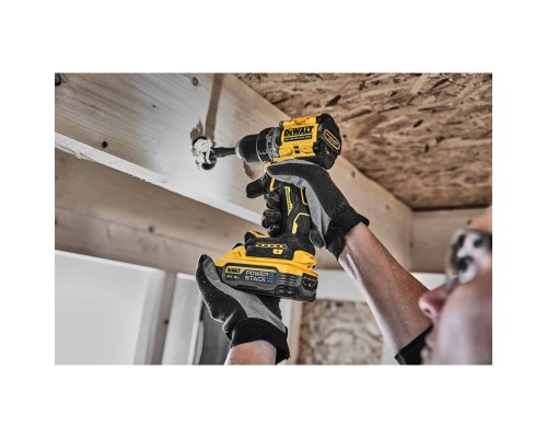 Шуруповерт DeWALT XR Li-Ion PowerStack 18 В, 2x5Ah, 90 Нм, 0-650/0-2000 об/хв, TSTAK (DCD800H2T)