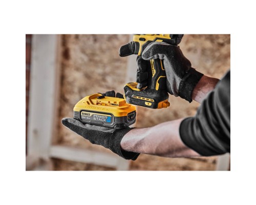 Шуруповерт DeWALT XR Li-Ion PowerStack 18 В, 2x5Ah, 90 Нм, 0-650/0-2000 об/хв, TSTAK (DCD800H2T)