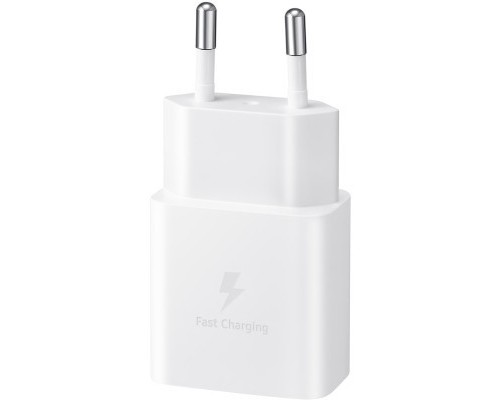 Зарядний пристрій Samsung USB-С 15W White + Cable USB-C 1m (EP-T1510XWEGEU)