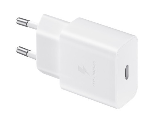Зарядний пристрій Samsung USB-С 15W White + Cable USB-C 1m (EP-T1510XWEGEU)