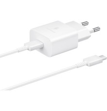 Зарядний пристрій Samsung USB-С 15W White + Cable USB-C 1m (EP-T1510XWEGEU)