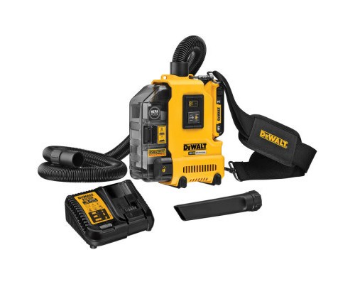 Пилосос будівельний DeWALT 18В XR Li-Ion, HEPA Filter, 1.65 кг, 2Ah (DWH161D1)