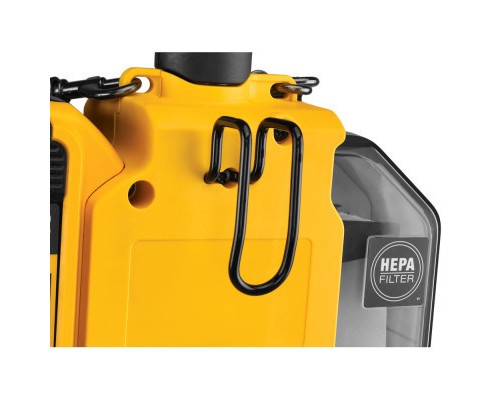 Пилосос будівельний DeWALT 18В XR Li-Ion, HEPA Filter, 1.65 кг, 2Ah (DWH161D1)