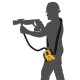 Пилосос будівельний DeWALT 18В XR Li-Ion, HEPA Filter, 1.65 кг, 2Ah (DWH161D1)
