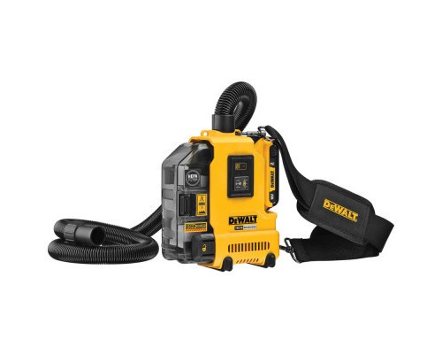 Пилосос будівельний DeWALT 18В XR Li-Ion, HEPA Filter, 1.65 кг, 2Ah (DWH161D1)