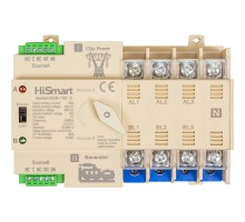 Автоматичний вимикач HiSmart W2R-4P 220V 100A (HS082505)