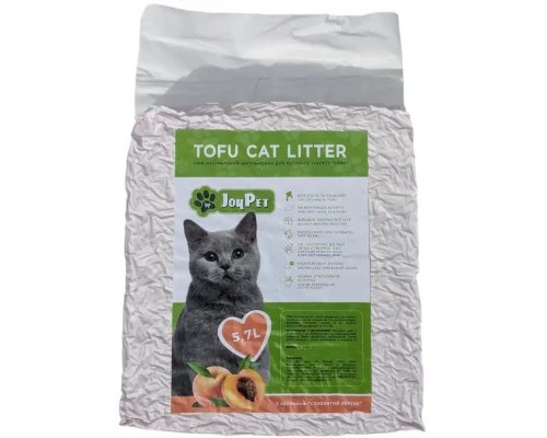 Наповнювач для туалету JOYPET TOFU Соковитий персик 5.7 л (JPTF55)